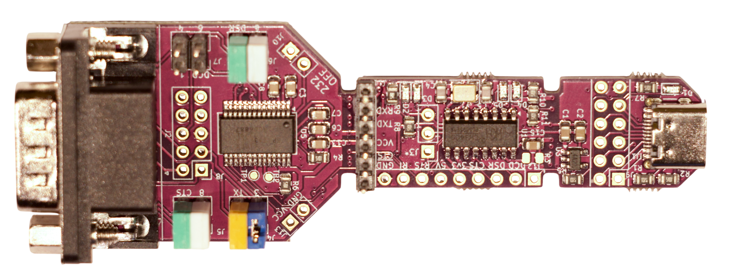 A kiválasztott eszköz egy: Universal Serial Adapter Rev 1 (Second version) (USB-C, UART, RS232) lett,innen: imania.dk